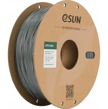 Filament TPU Filament eSUN 1,75 mm 1 kg šedý