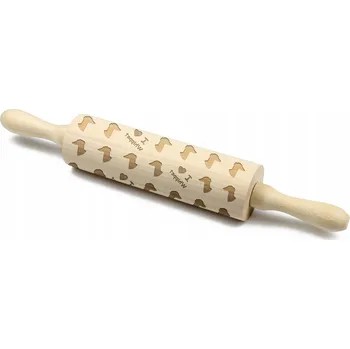 Váleček na těsto Whippet, Anglický chrt - váleček se vzorem psa, váleček na těsto a keramiku