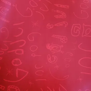 Obraz Červený balicí papír 57cm x 2m 2m329