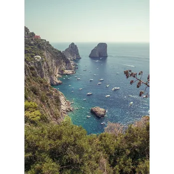 Obraz Plakát Capri 5 bez rámu 39,5 x 55 cm