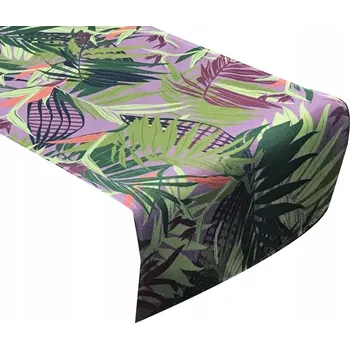 Obraz Běžec na stůl odstíny zelené 140 x 40 cm