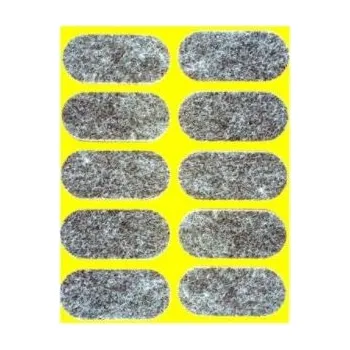 Podložka pod nábytek Filcová podložka šedá premium 5mm 20x44 10 kusů