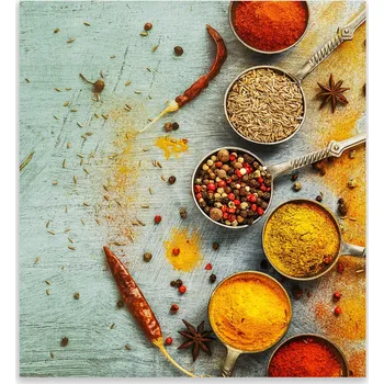 Kuchyňské prkénko Skleněná Ochranná Deska a Krájecí Prkénko | Indukce, Sporák ds-0481