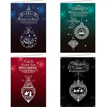 Vánoční přání s obálkou - pohlednice Vánoce Delta Graphix F47BN