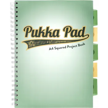 Sešit A4 s mřížkou Pukka Pad, 100 listů