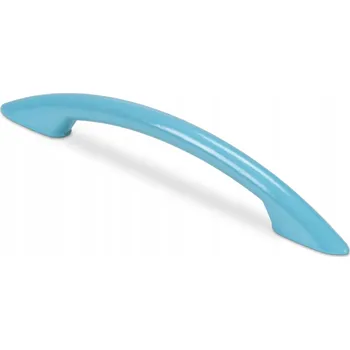 Nábytkové kování Nábytková úchytka klasická modrá lesklá 14,5 x 1 x 2,3 cm