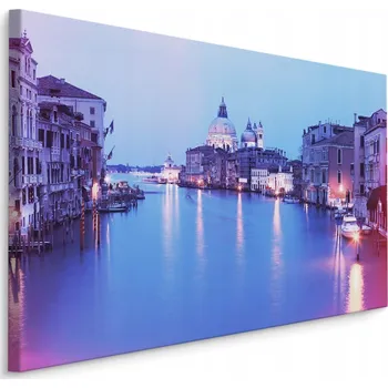 Obraz Obraz do Salonu BENÁTKY Voda Výhledy Noc 3D 70x50