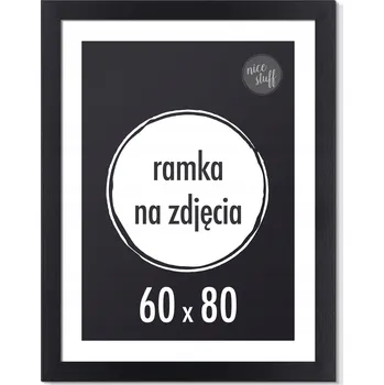 Fotorámeček Rámeček 60x80 rámeček na fotografie rámečky černý foto rám MDF velký 80x60 cm