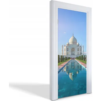 Fototapeta Dekorativní samolepící nálepka na dveře skříně Taj Mahal 85 x 205 cm
