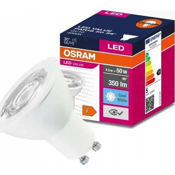 Žárovka PRÉMIOVÁ LED ŽÁROVKA GU10 4,5W NEUTRÁLNÍ BÍLÁ S ÚZKÝM ÚHLEM SVÍCENÍ