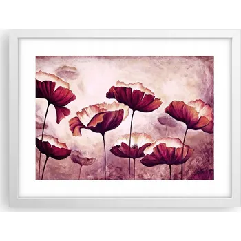 Obraz Obraz plakát v bílém rámu do obýváku 40x30 abstrakce foto na zeď