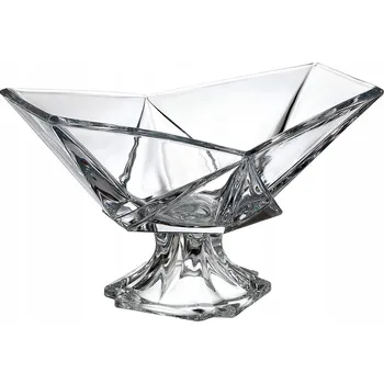 Salátová Mísa BOHEMIA ORIGAMI 33,5 cm na křišťál noze