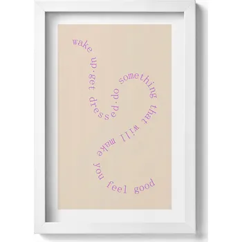 Obraz Nástěnný obraz do obýváku, kuchyně - Motivační inspirativní citát 20x30 cm