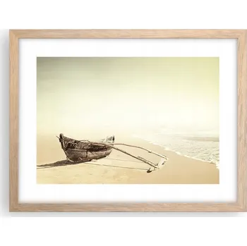 Obraz Obraz plakát v rámu světlý dub do obýváku 40x30 krajina foto na zeď