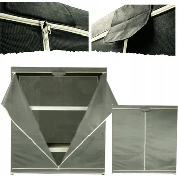 Obraz Ochranný obal / kryt na regál 90x110x40 cm, šedý, odolný