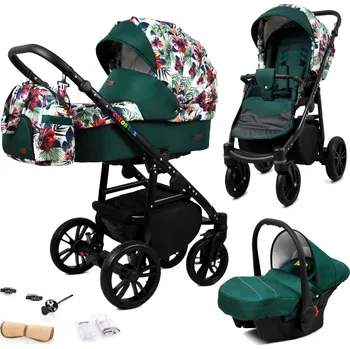 Kočárek Dětský kočárek 3v1 BabyLux Colorlux - sporťák, hluboká korba, autosedačka