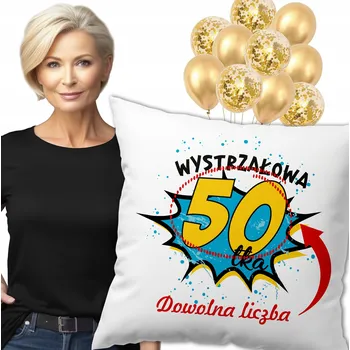 Polštář POLŠTÁŘ S POTISKEM DÁREK K NAROZENINÁM PERSONALIZOVANÝ SUPER 30 20