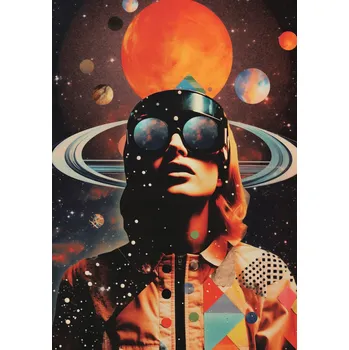 Plakát Plakát Kosmické Vize bez rámu 70 x 100 cm