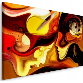 Obraz Obraz do Obývacího Pokoje Lidské Tváře ABSTRAKCE 70x50