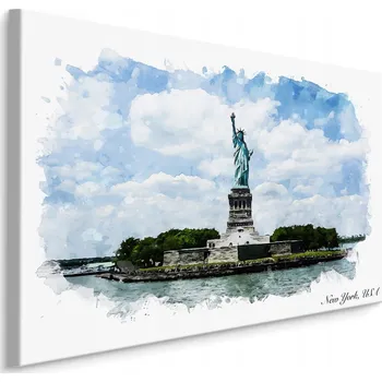 Obraz Obraz Socha Svobody New York AKVAREL 30x20
