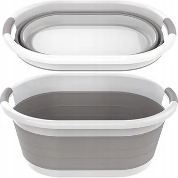 Koš na prádlo Volně stojící koš na prádlo Asato 30 l bílý