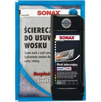 Autovosk Sonax vosk kolorující nano černý black 500 ml