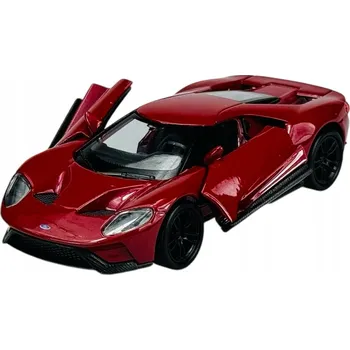 autíčko WELLY 2017 FORD GT ČERVENÝ 1:34 NOVÝ KOVOVÝ MODEL 43748