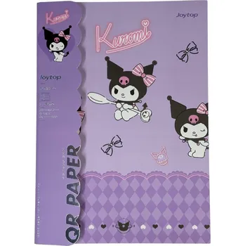 Sešit Sešit B5 Linkovaný Fialový Kuromi Mašlička 20 listů