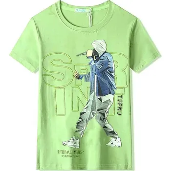 CHLAPECKÉ TRIČKO RAPPER FC0377 VELIKOSTI 134-164 Velikost: 164, Barva: Zelinkavá