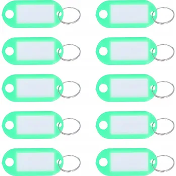 Přívěsky na klíče přívěsek na klíče 10x Identifikátor přívěsek přívěsky ZELENÉ