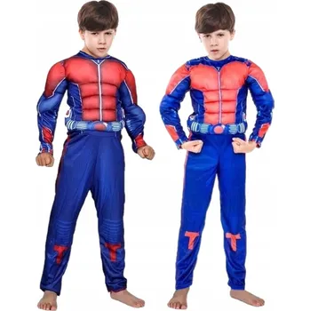 Karnevalový kostým KOSTÝM PŘEVLEK ANT-MAN SUPERHRDINA NA KARNEVALOVÝ BÁL VELIKOST 122-128