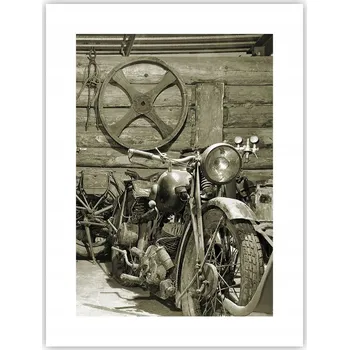 Obraz Obraz plakát do obýváku ložnice 30x40 motorka plakáty na zeď bez rámu