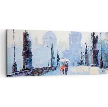 Obraz Foto obraz na plátně canvas 100x40 město obývací pokoj ložnice na zeď velký