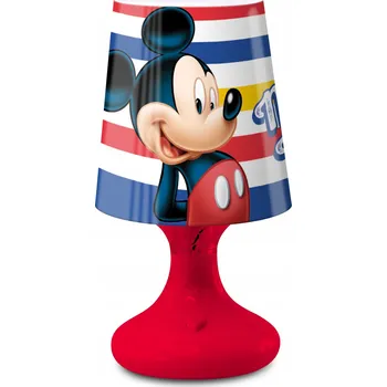Lampička Noční lampa Disney červená