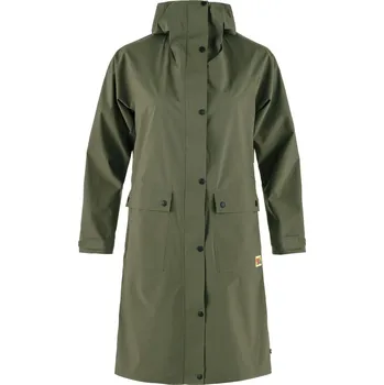 nepromokavá parka dámská FJÄLLRÄVEN Vardag Rain Parka W Laurel Green - XS