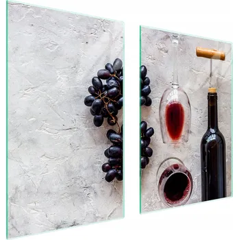 Kuchyňské prkénko Krájecí deska TMK ArtDeko sklo 2 ks