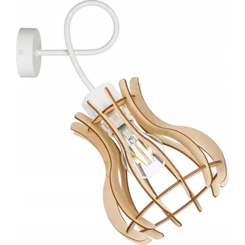 Nástěnné svítidlo Nástěnné svítidlo LED-ONE béžové, bílé patice E27 60 W