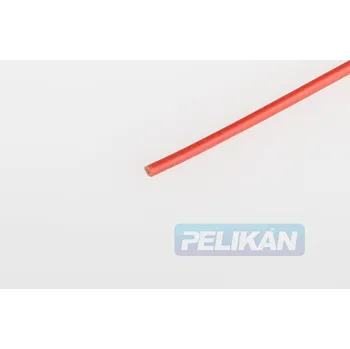 elektrický kabel Kabel silikon 0.5mm2 1m (červený),