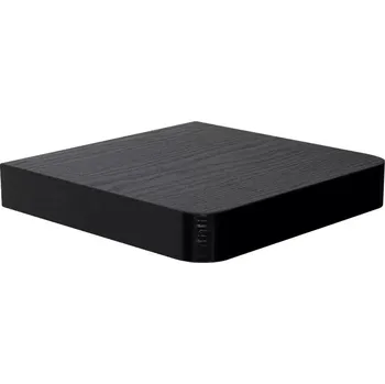 police Samodržící nástěnná police 23 cm zaoblená - Taso - Černé dřevo