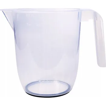 DŽBÁN S MĚRKOU PRŮHLEDNÝ PLASTOVÝ 1L