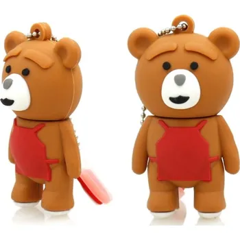 USB flash disk USB flash disc 32 GB HNĚDÝ MEDVÍDEK TED MEDVÍDEK POHÁDKA
