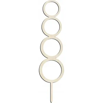 Opora na rostlinu Dřevěná mřížka na popínavé rostliny pergola podpěra 30 cm