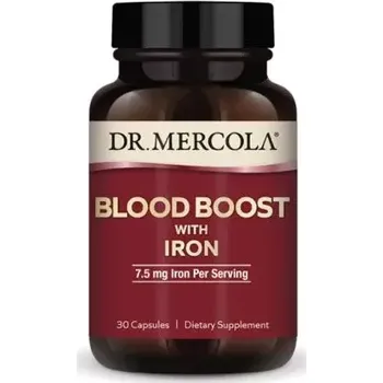 Boost with Iron, železo 7,5 mg 30 kapslí Dr. Mercola