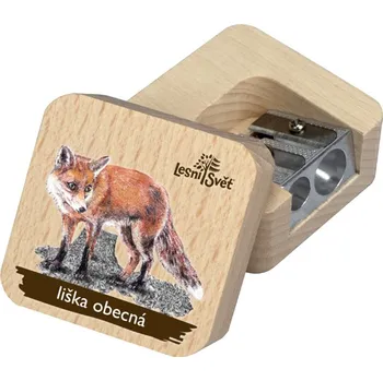 Ořezávátko Lesní svět Dřevěné ořezávátko - Liška