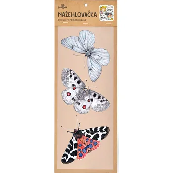 Textilní nažehlovací páska Lesní svět Nažehlovačka S 019 - Motýli 2.