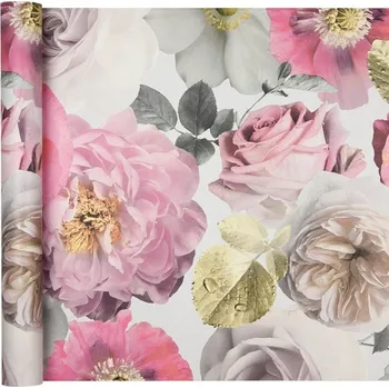 Fototapeta Tapeta Květiny Velké pupeny květů Pastelové růže