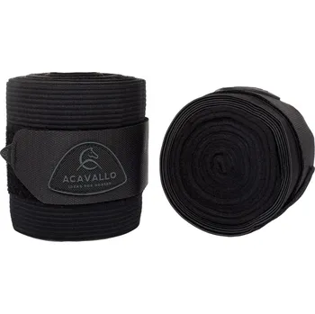 Ochrana nohy a ocasu Bandáže Acavallo fleecové elastické - 2ks, tmavě modrá