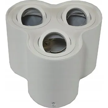 Stropní přisazené svítidlo Brolux 25 W patice GU10, 17,9 cm, bílé