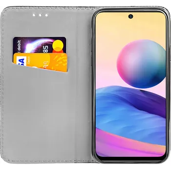 Pouzdro na mobilní telefon Pouzdro s klopou Hello Case pro Xiaomi Redmi Note 10, černé