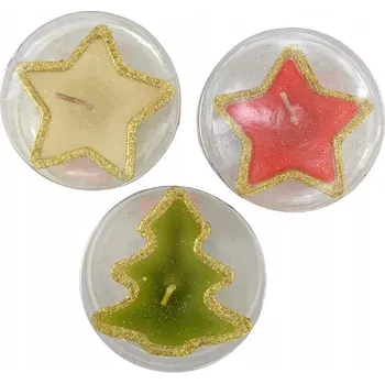 Svíčka Parafínová čajová svíčka Mix Saco 1 ks